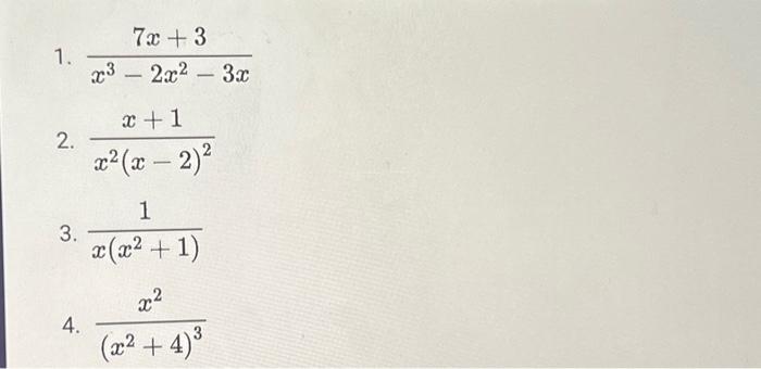 7 4 x 3 2x 1 2 as a fraction