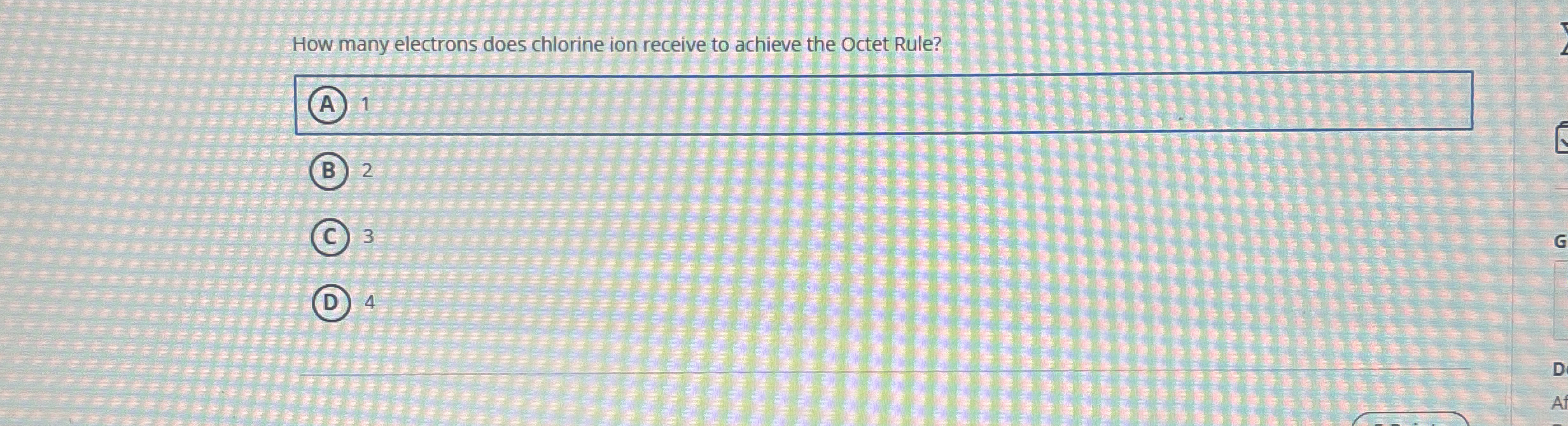 Solved How many electrons does chlorine ion receive to