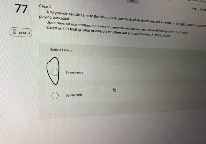 Solved 78 Case 3 A 45-year-old female came to the clinic due | Chegg.com
