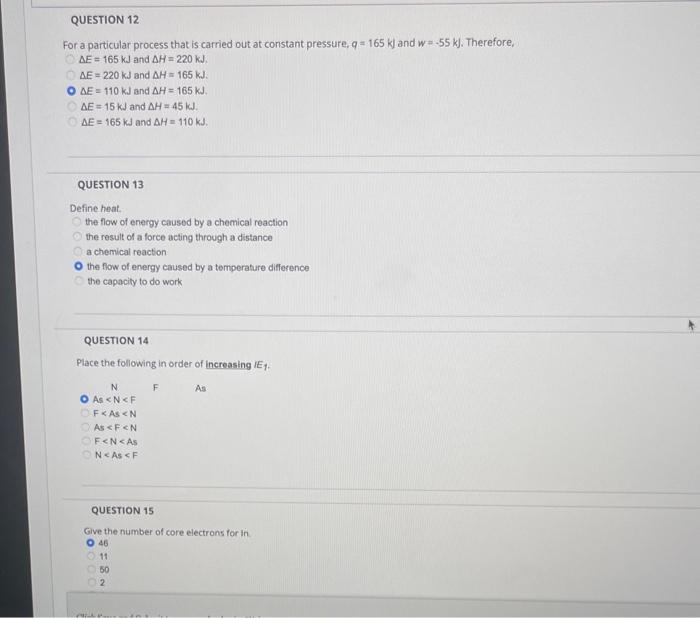 Solved For a particular process that is carried out at | Chegg.com