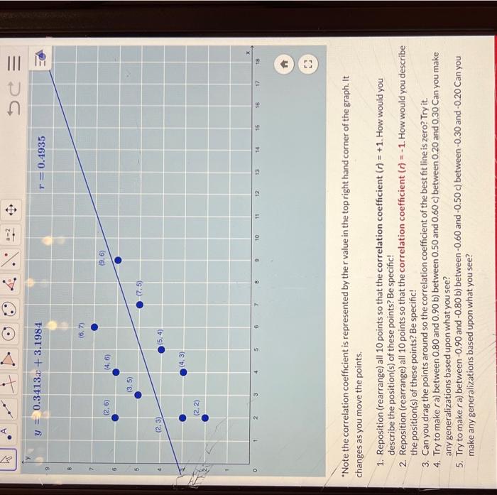 Solved "Note the correlation coefficient is represented by | Chegg.com