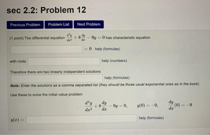 Solved This is differential equations, please explain and | Chegg.com