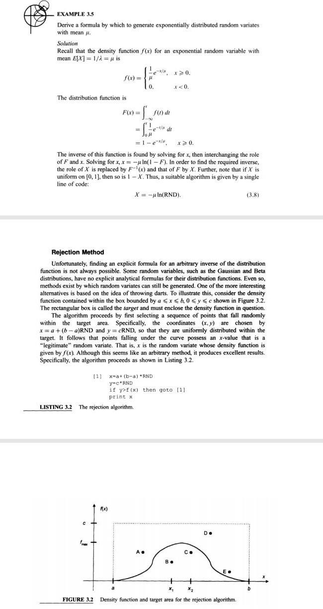 Solved Modeling and simulation Question Refer to example