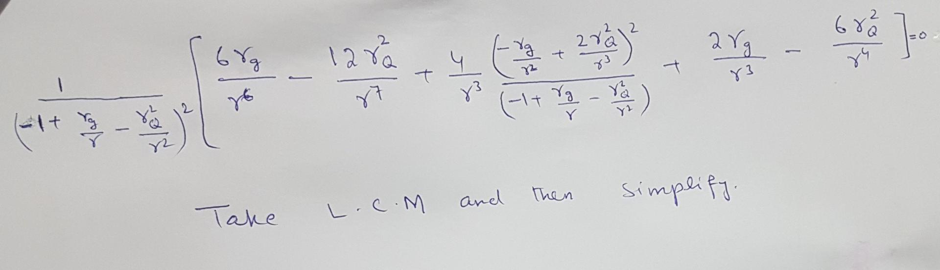 1 lelt مومة 8 Y) 68g gl Take 128²2 87 L.C.M 1 + ماد ( 12 + 12-) and V₂ - Va) Y 1+ Yg Then 2rg 2v₁ - 600 10 83 Simplify.