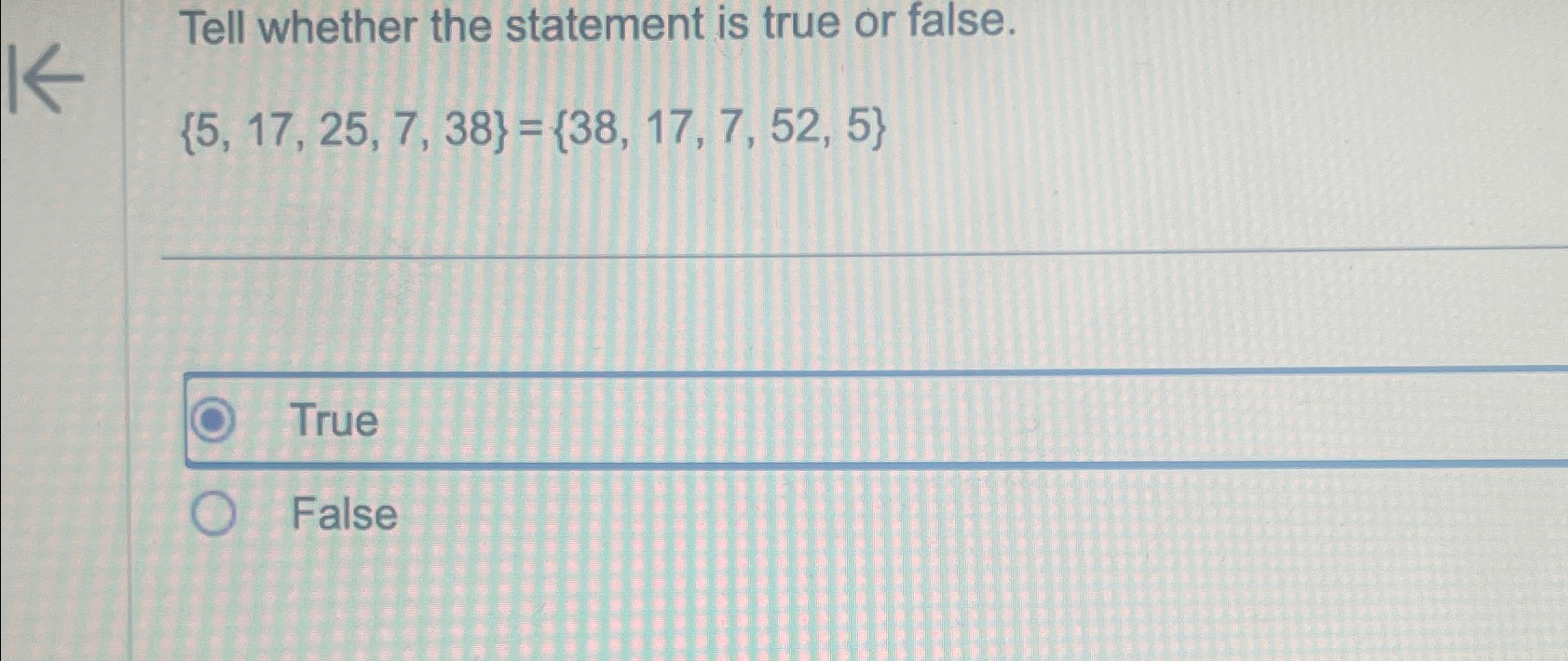 Solved Tell whether the statement is true or | Chegg.com