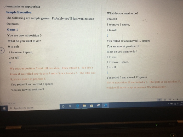 Solved CSC151 Dice Game The Game This is a simple game | Chegg.com
