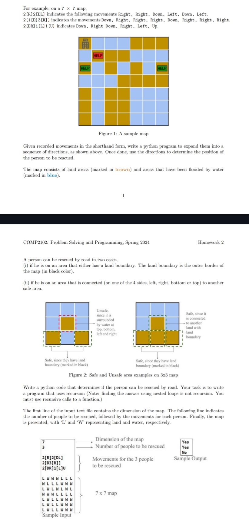 Solved For example, on a 7×7 ﻿map,2[R]2[DL] ﻿indicates the | Chegg.com