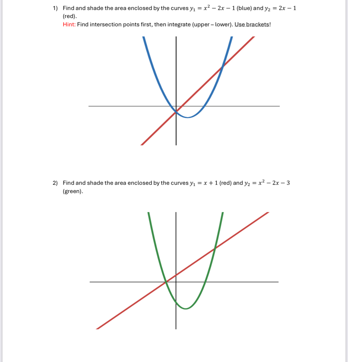 Solved Find And Shade The Area Enclosed By The Curves Chegg Com