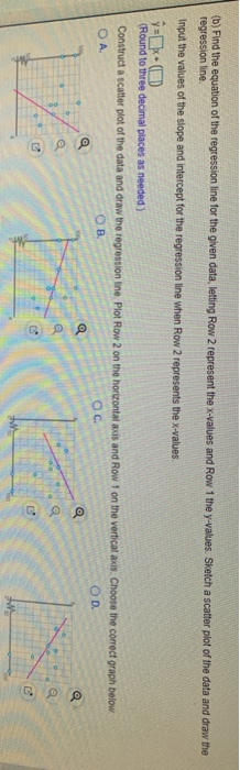 Solved on the home Complete parts (a) through (c) using | Chegg.com