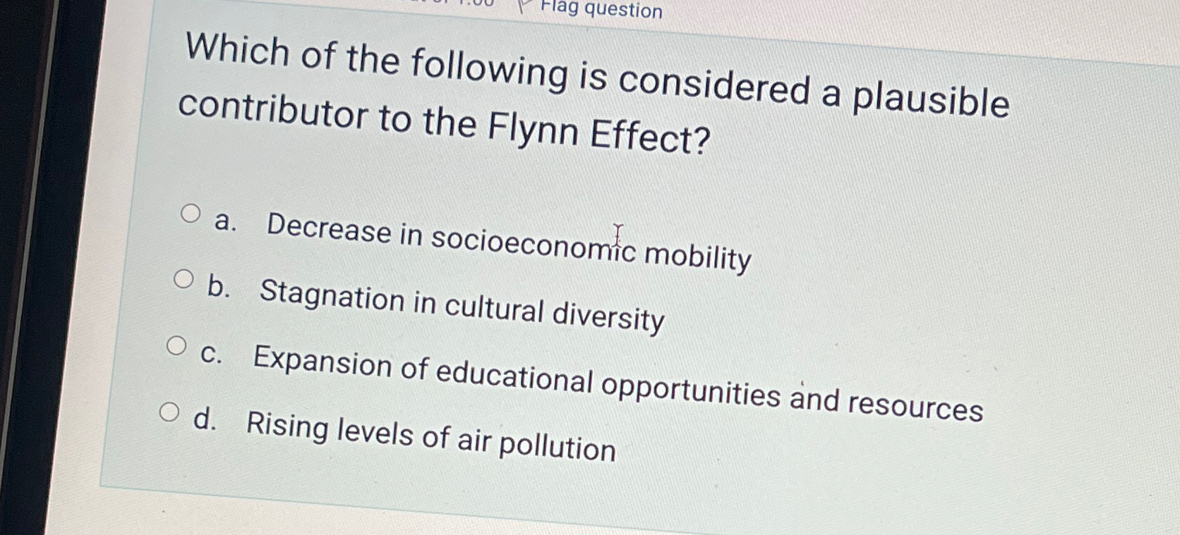 Solved Which of the following is considered a plausible | Chegg.com