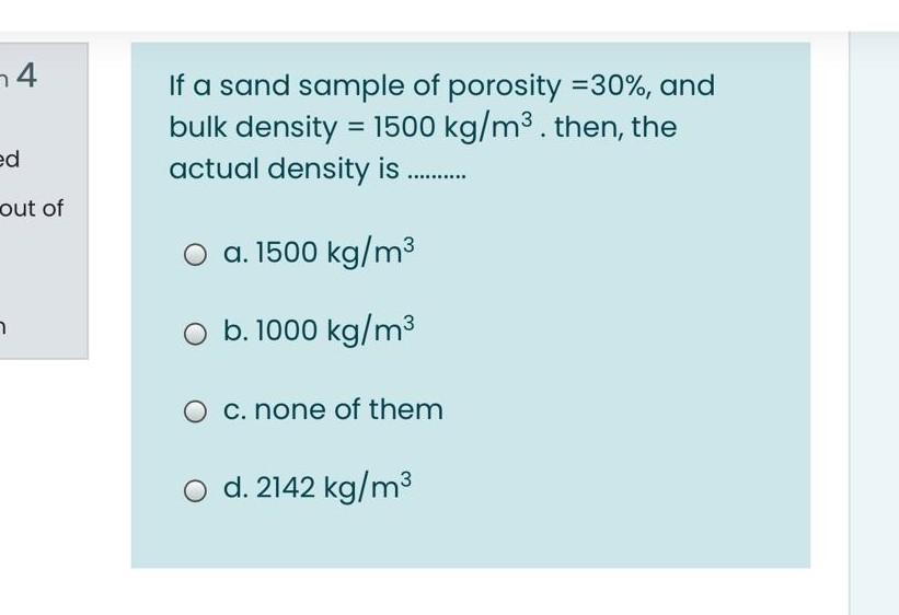 Density Of Sand In Kg/m3: All you Need to Know