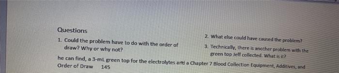 case study 7 2 order of draw