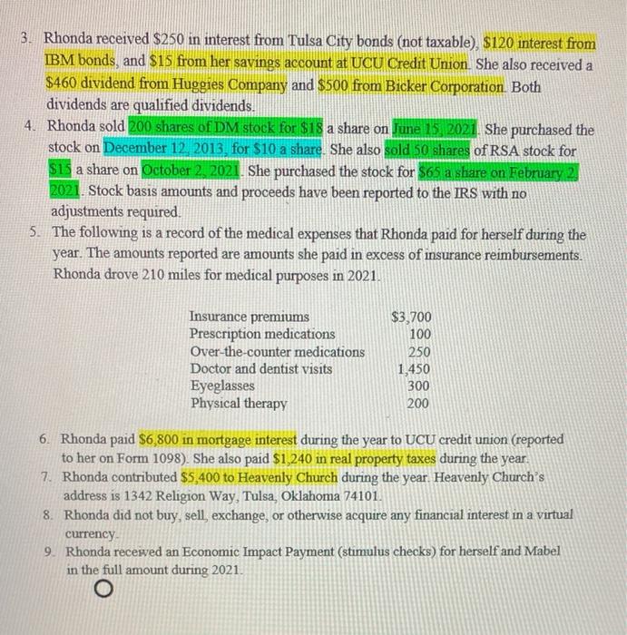 Solved Required . Use the following information to complete