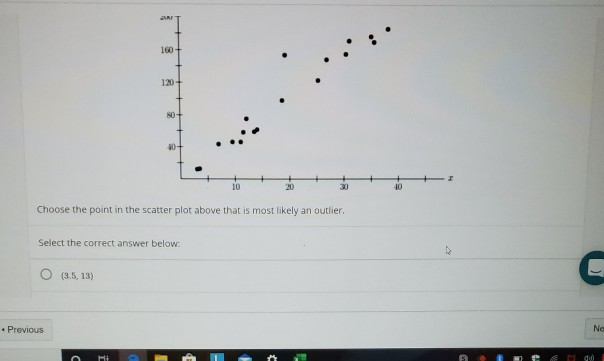 Solved The table shows data collected on the relationship | Chegg.com