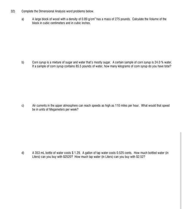 Solved I need help anwsering these problems with the anwsers | Chegg.com
