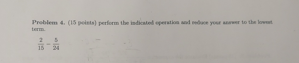 Solved Problem 4. (15 ﻿points) ﻿perform The Indicated | Chegg.com