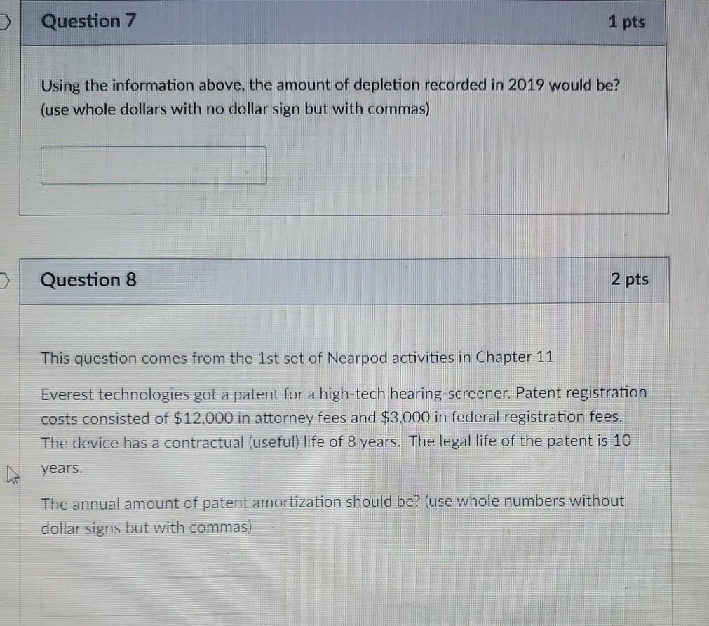 Solved Question 5 2 pts This question is from the 1st and | Chegg.com