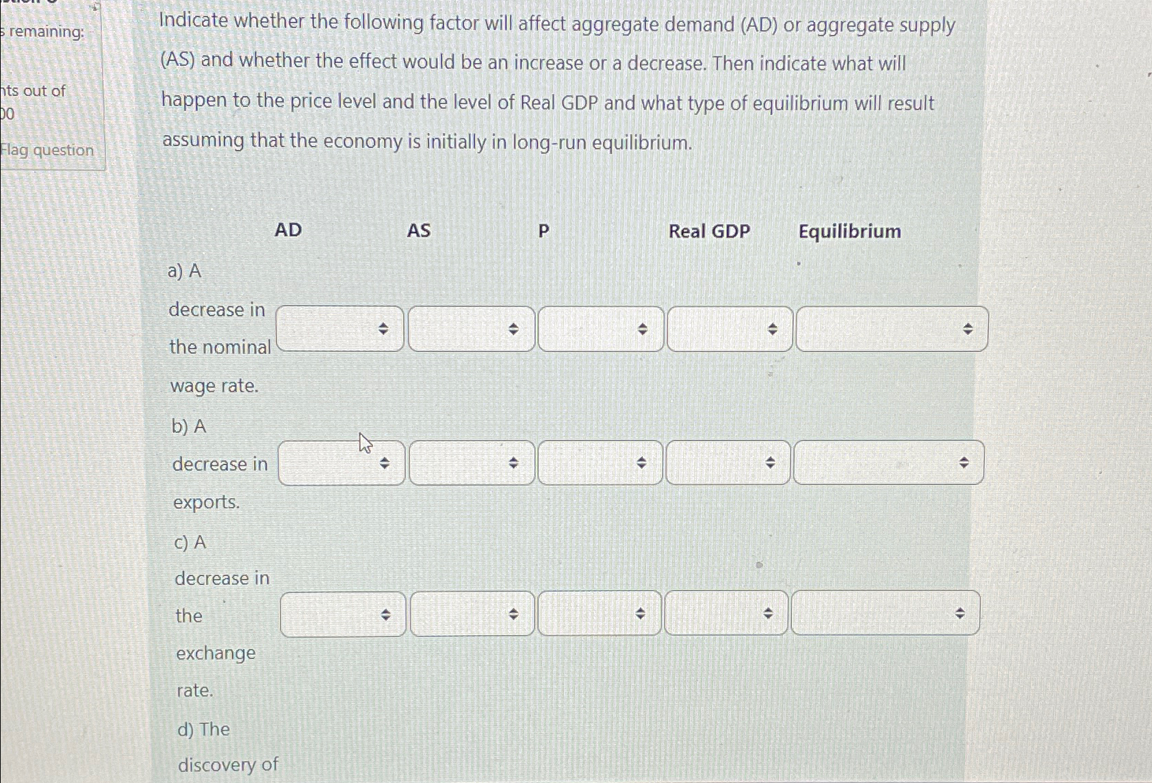 Solved Indicate whether the following factor will affect | Chegg.com