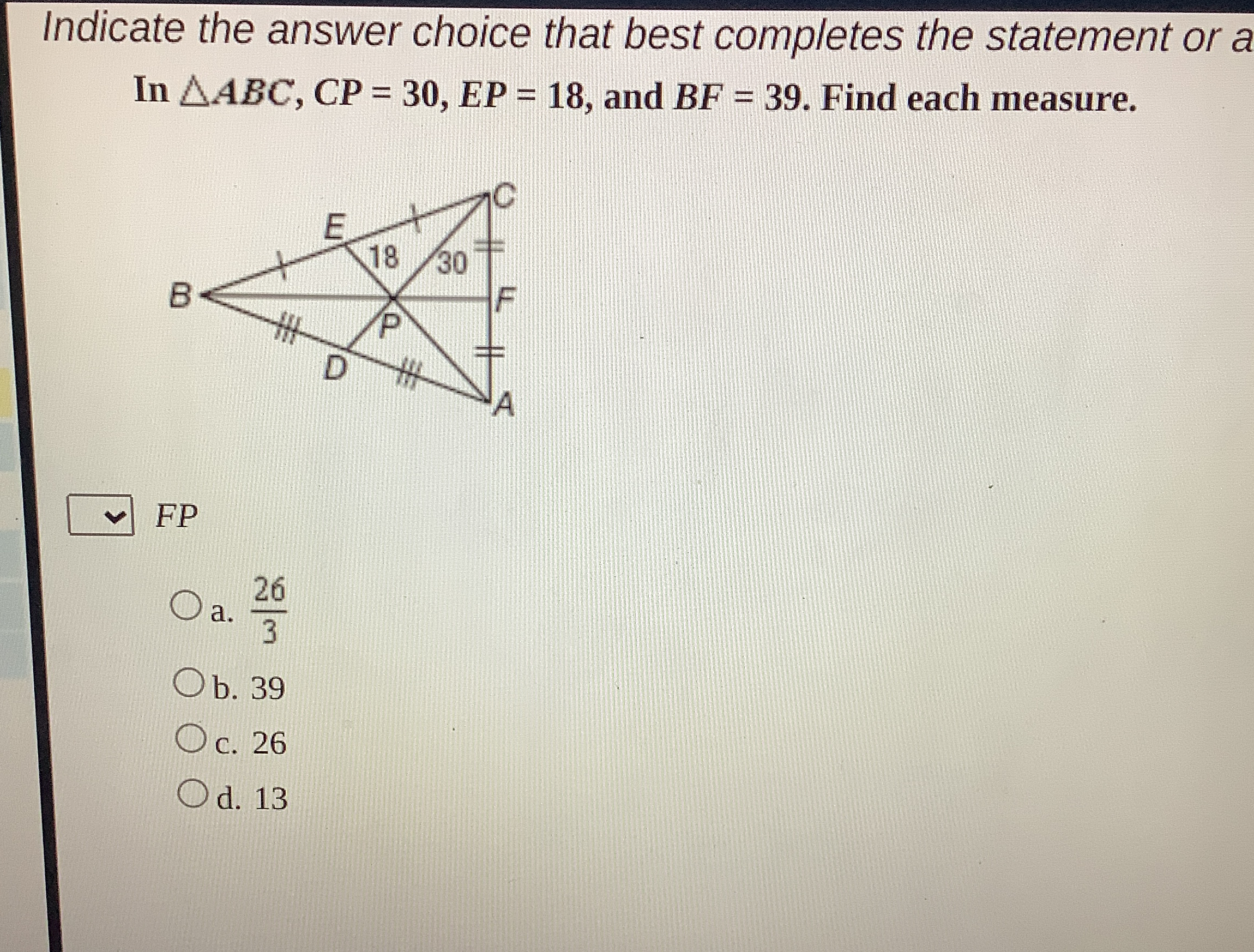 Solved Indicate the answer choice that best completes the | Chegg.com