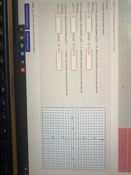 Solved 0 incorrect least one of the answers above is NOT | Chegg.com