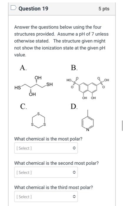 Solved Question 19 5pts Answer the questions below using the | Chegg.com