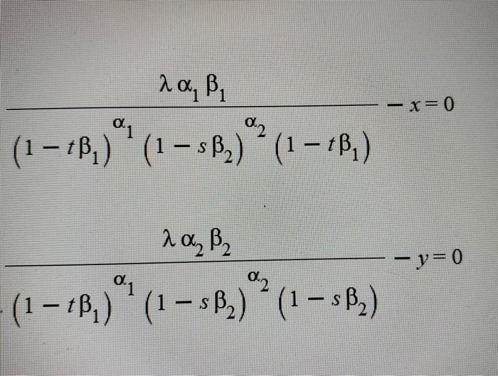 Solved By solving these two equations together find the | Chegg.com