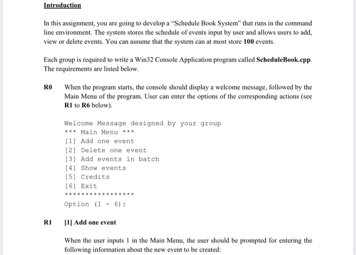 Solved In this assignment, you are going to develop a | Chegg.com
