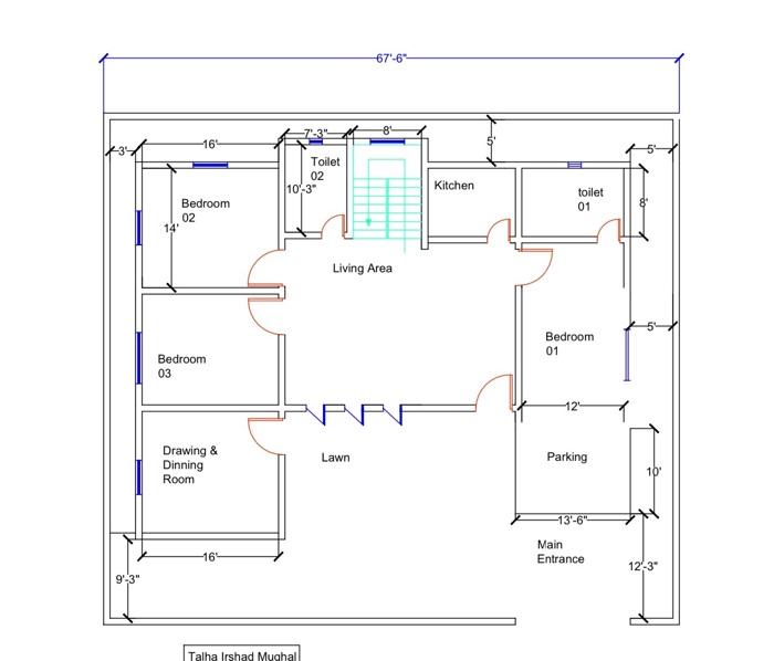 Determine the boq of the following plan, also | Chegg.com