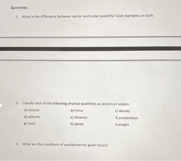 Solved QUESTIONS: 1- What is the difference between vector | Chegg.com