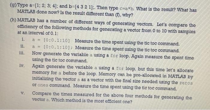 Solved MATLAB done now? Is the result different than (f), | Chegg.com