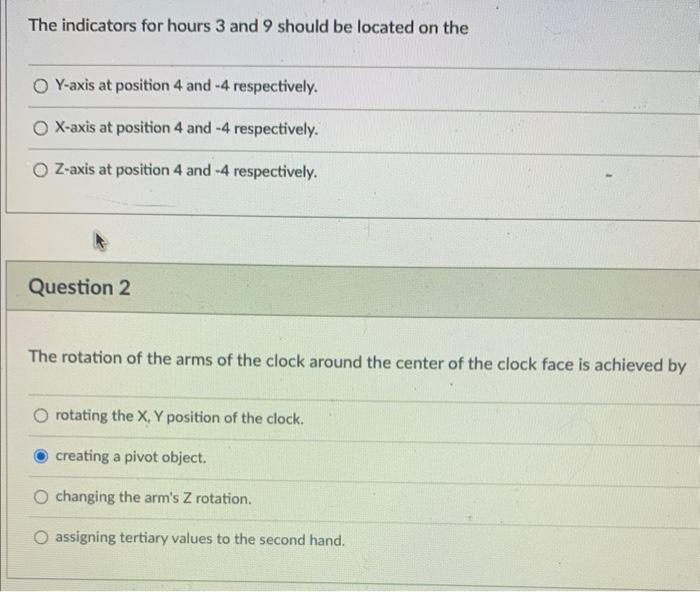 Solved The indicators for hours 3 and 9 should be located on | Chegg.com