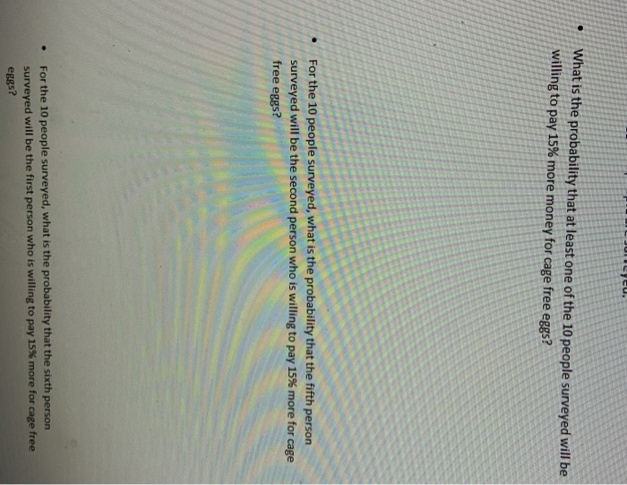 Solved CU. What is the probability that at least one of the | Chegg.com