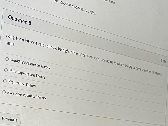 Solved Response Question 2 Choose The Correct Statement Chegg Com