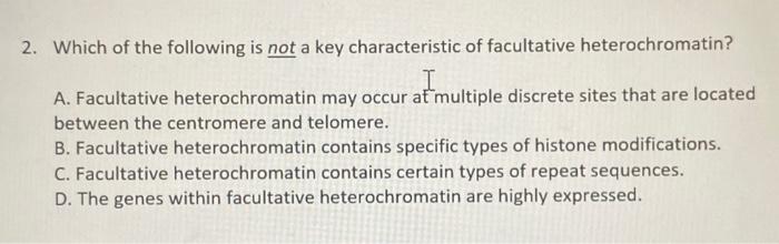 Solved which of the following is NOT a key characteristic of | Chegg.com