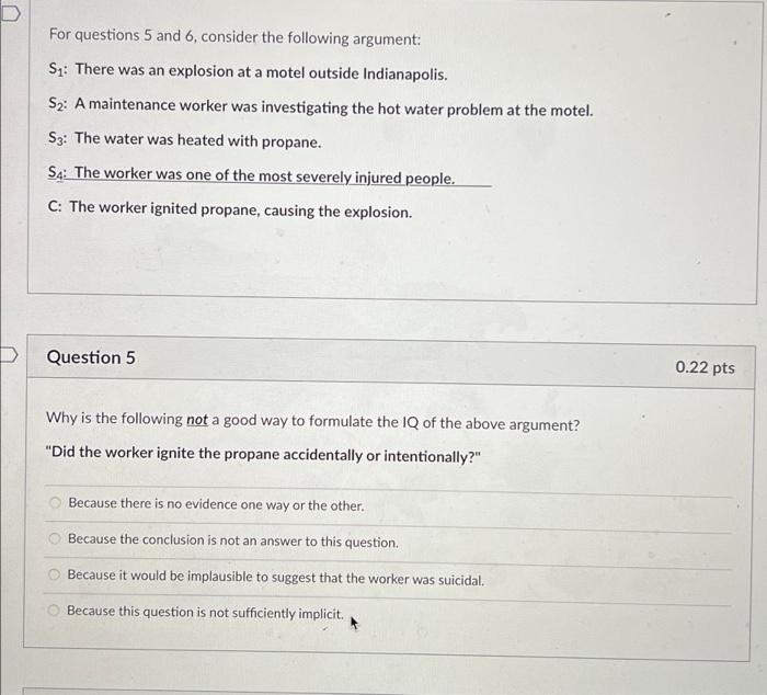Solved For questions 5 and 6, consider the following | Chegg.com
