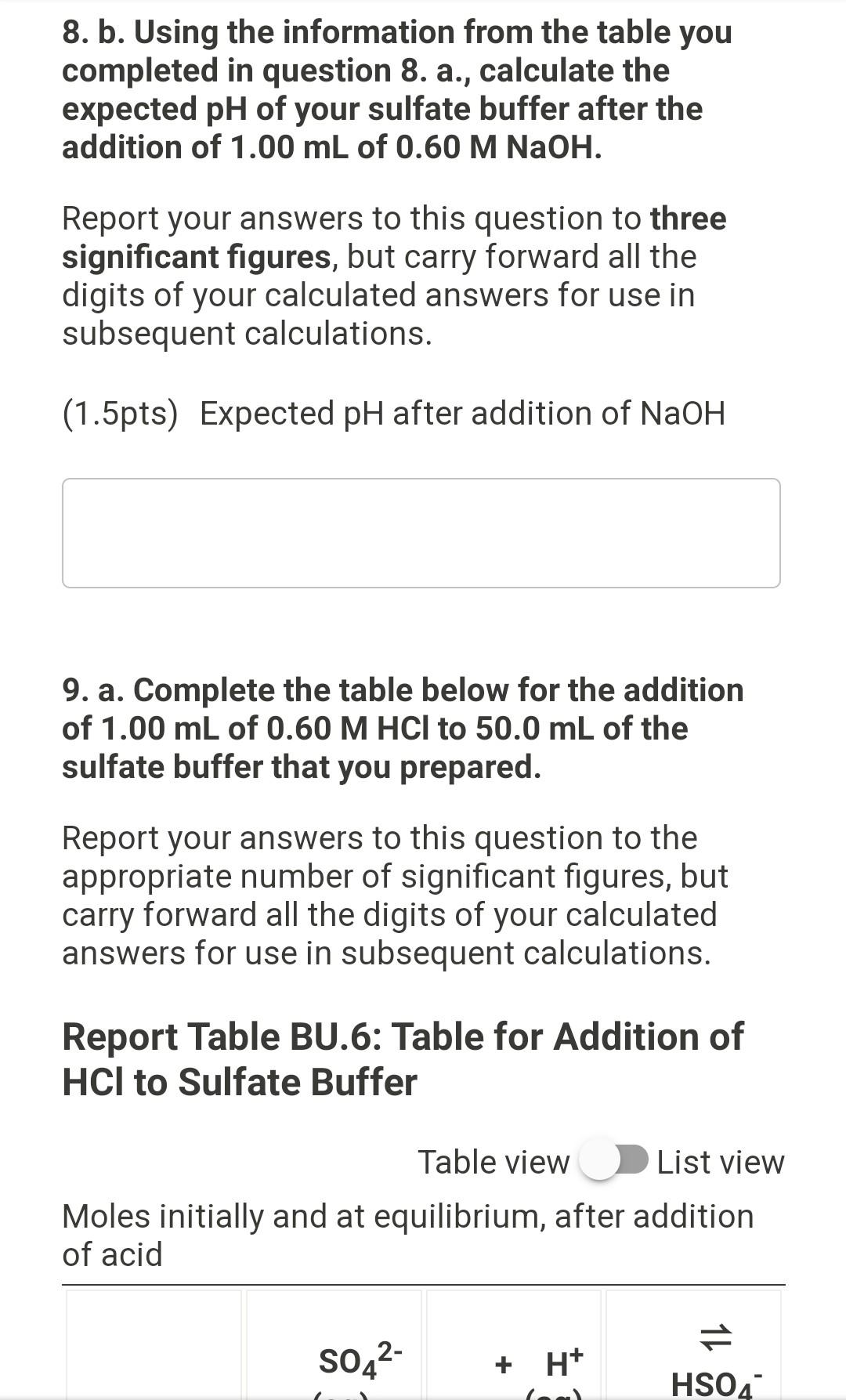 Solved 1. Determine the moles of each compound used to
