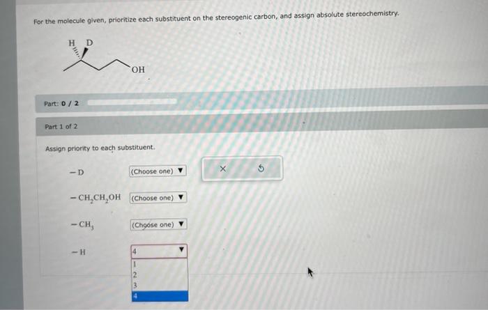 Solved Question 5 Assign The Correct Stereochemical Or Cheggcom