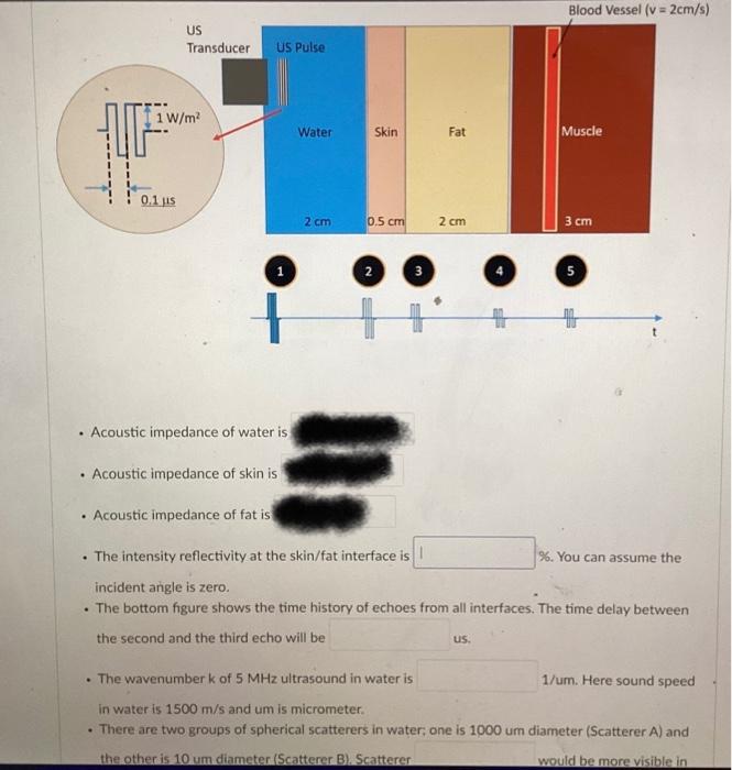 - Acoustic impedance of water is - Acoustic impedance | Chegg.com