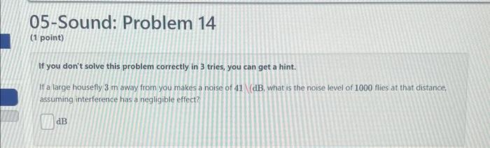 Solved If you don't solve this problem correctly in 3 tries, | Chegg.com