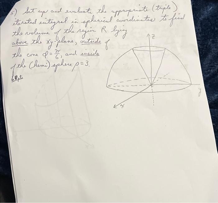 Solved . triple R 5) Set up and evaluate the propriete | Chegg.com