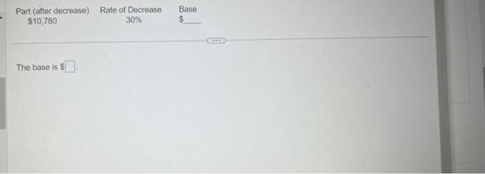 Solved The base is $ | Chegg.com