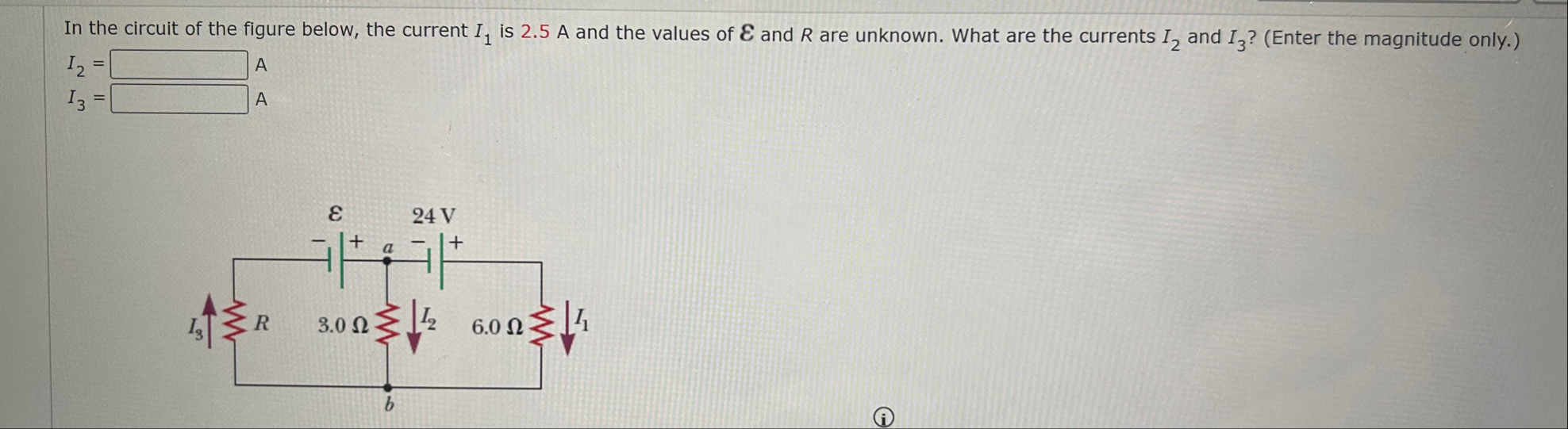 Solved In the circuit of the figure below, the current I1 | Chegg.com
