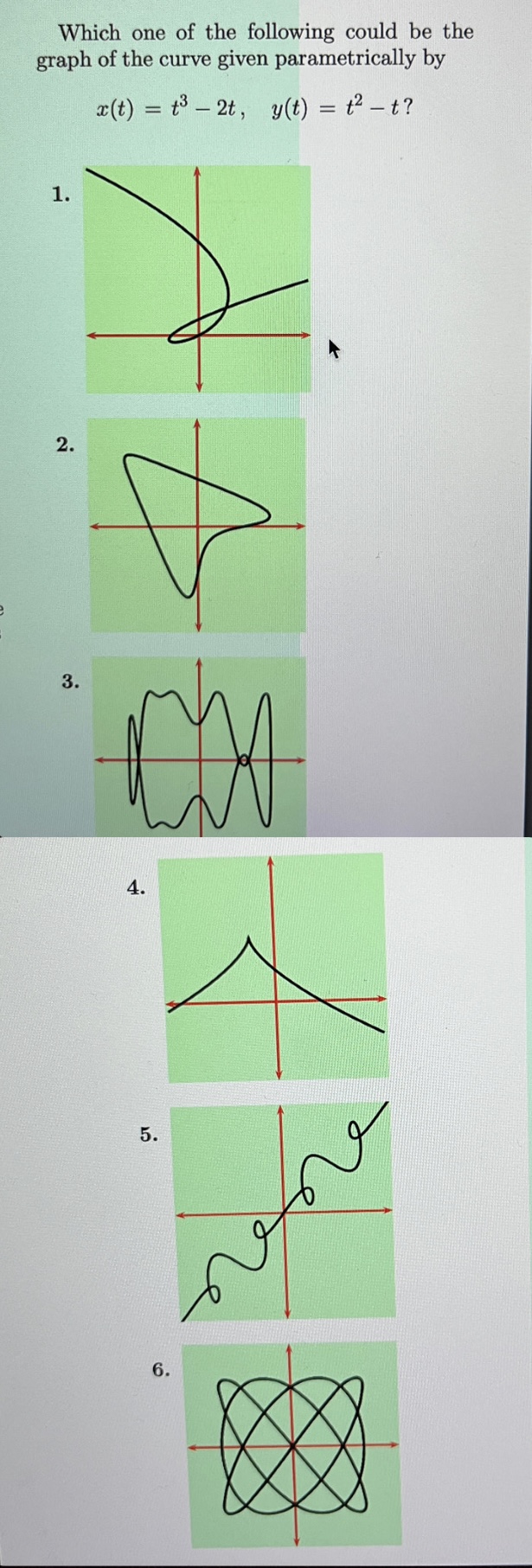 Solved I need help matching this to a graph please, thank | Chegg.com