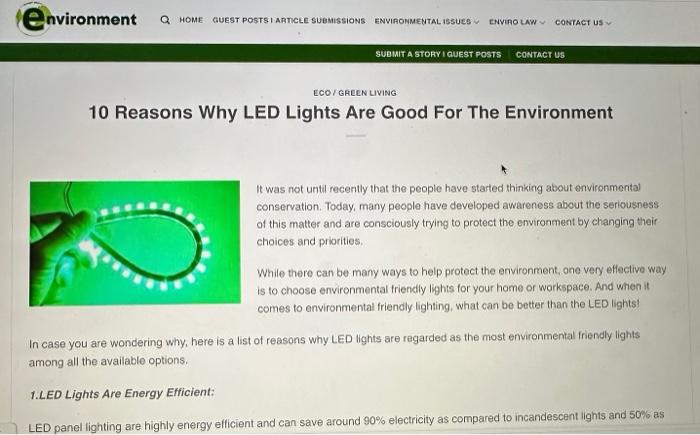 Light Your Environment