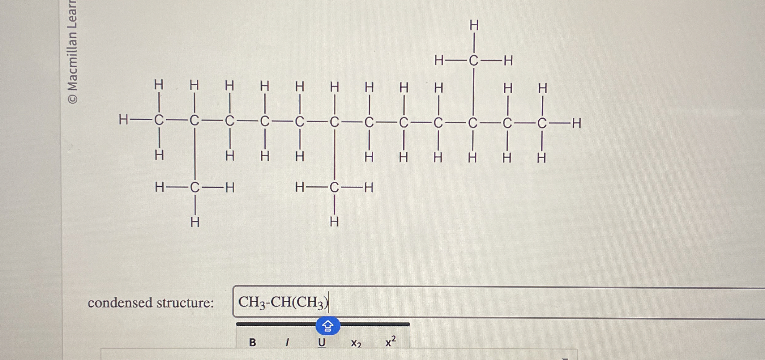 Solved Write a condensed structure for the following lewis | Chegg.com