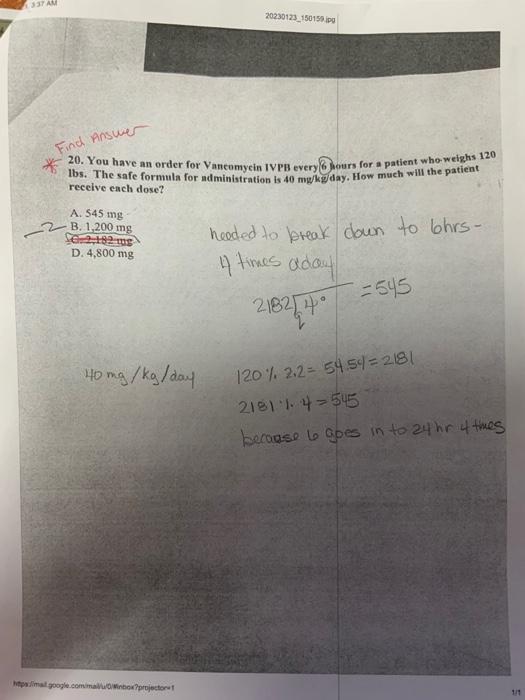 Solved please please help and show work so I can understand. | Chegg.com