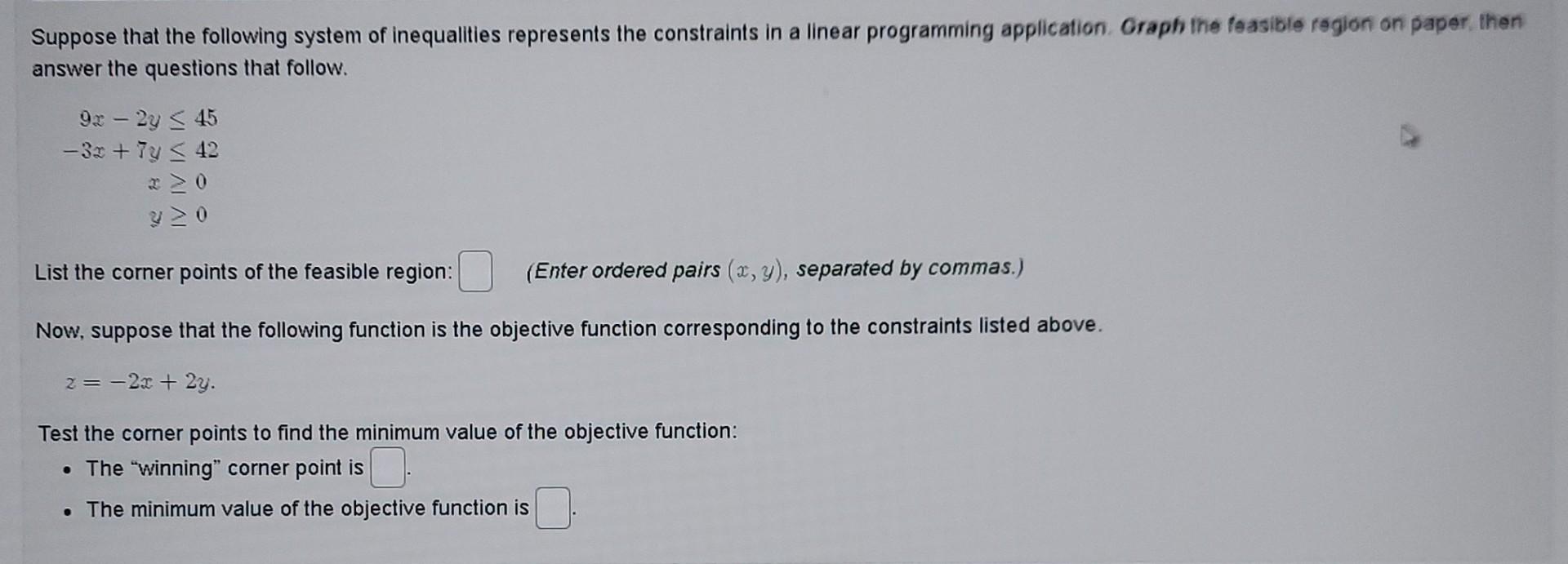 Solved Please solve the following assignment problems with | Chegg.com