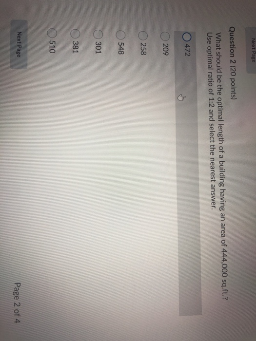 Solved Next Page Question 2 (20 points) What should be the | Chegg.com
