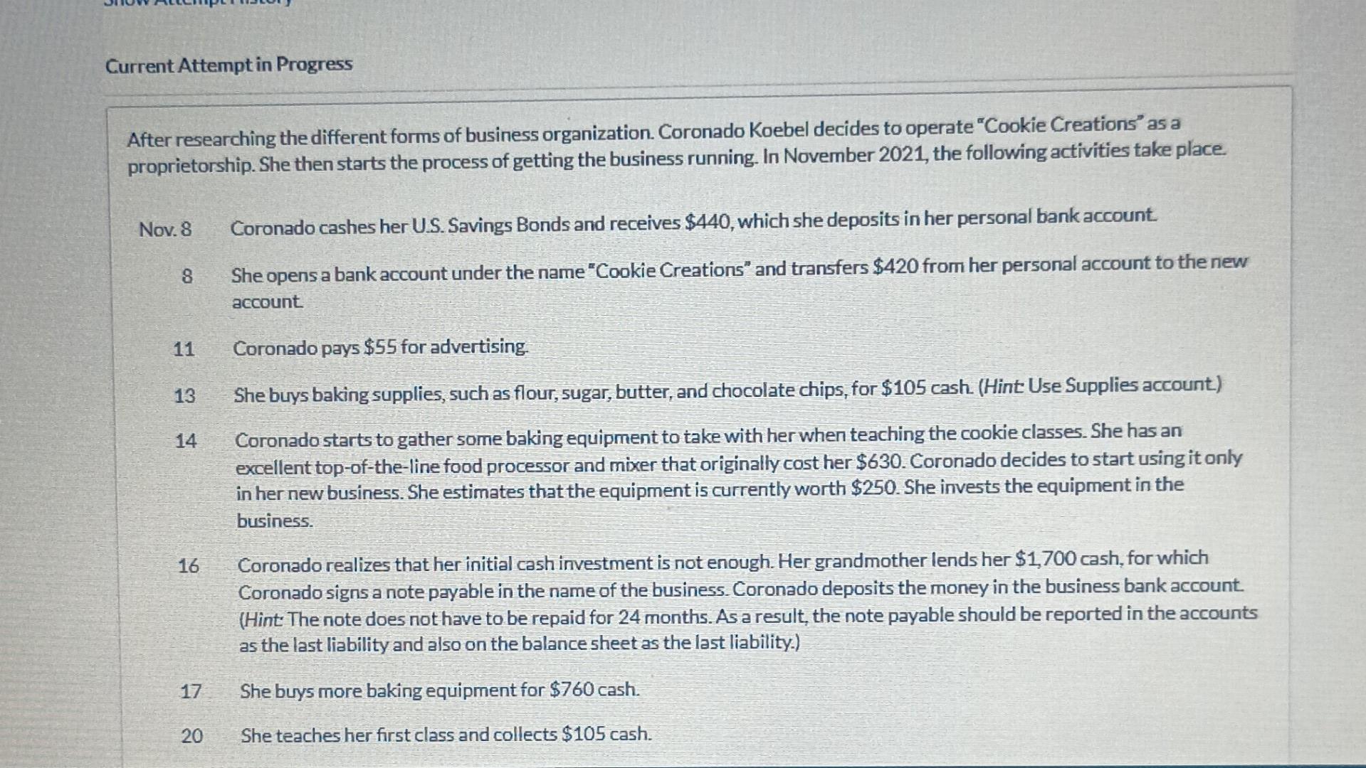 Solved general ledger accounts. (Post entries in the order | Chegg.com