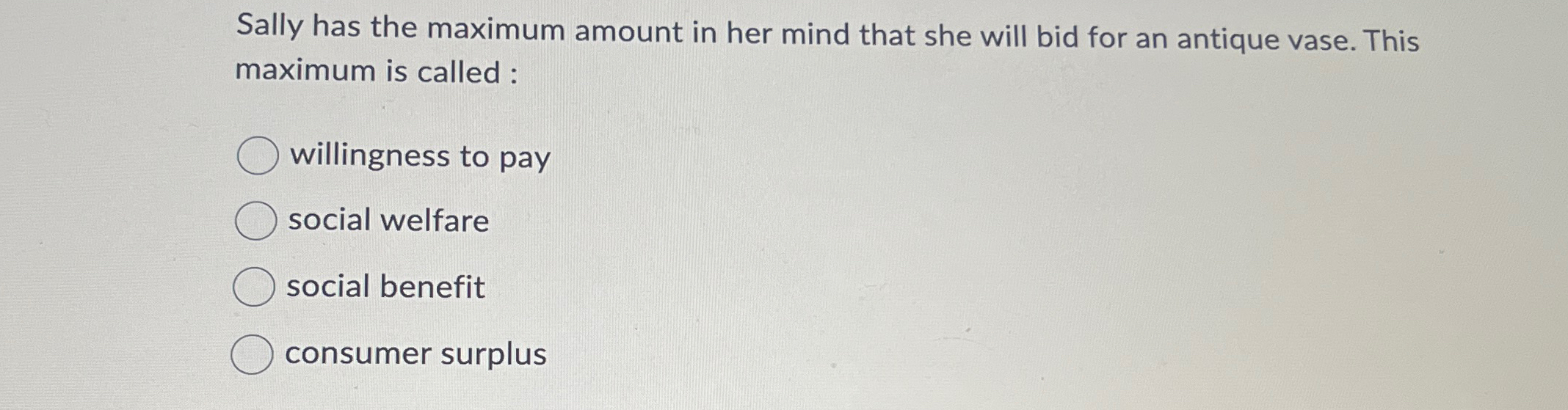 Solved Sally has the maximum amount in her mind that she | Chegg.com